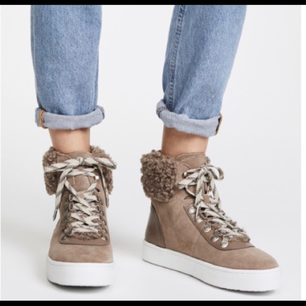 NWT Sam Edelman Faux Shearling Luther Bootie 9